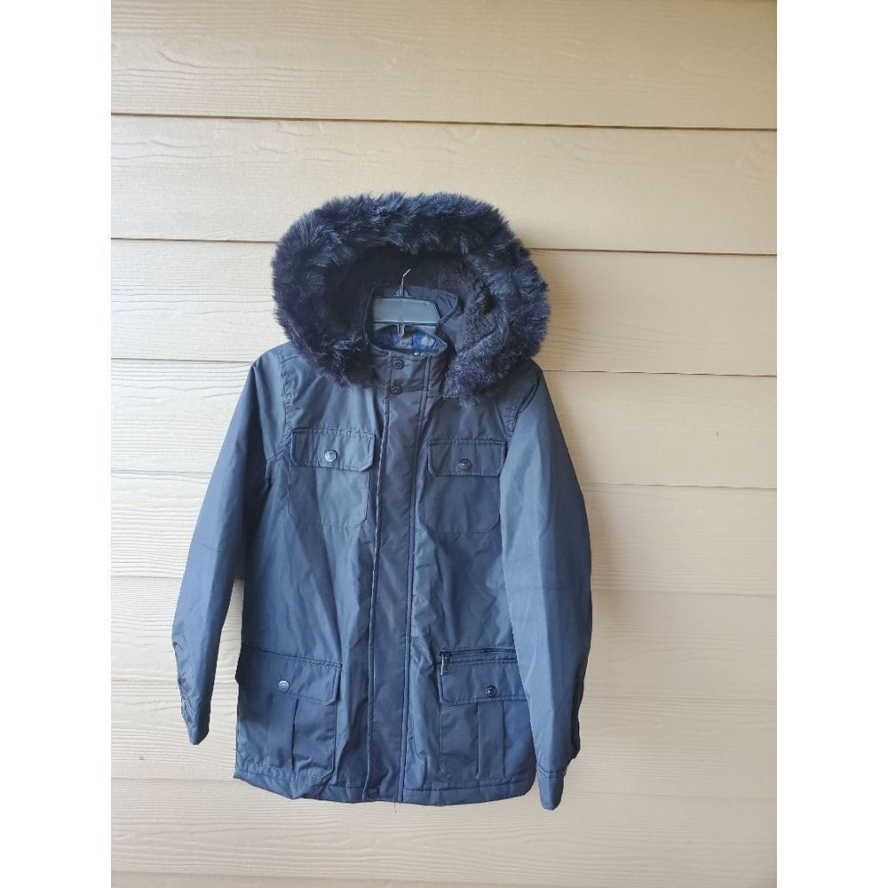 Hooded Urban Republic UR  black 4-pocket Youth coat